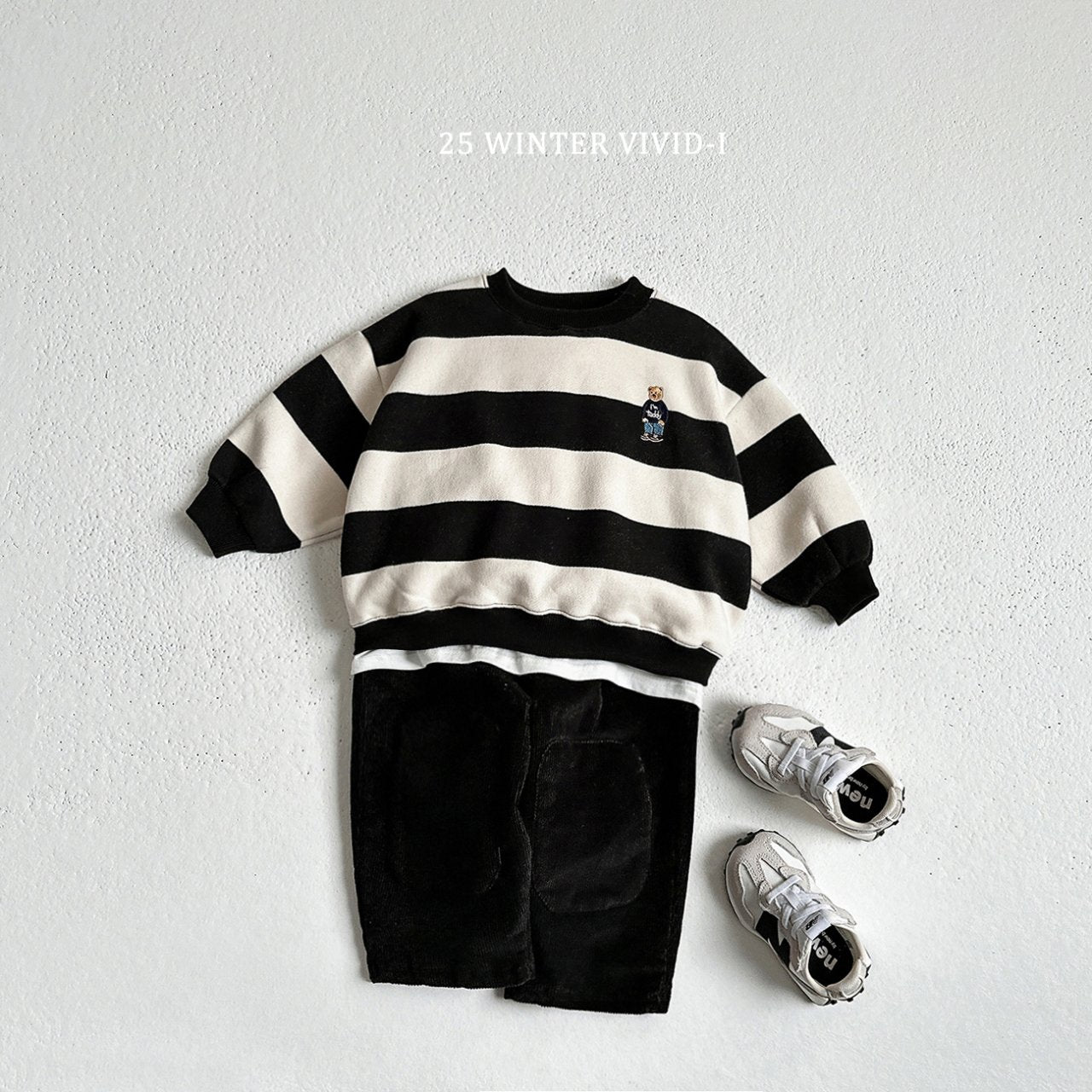 Striped bear sweatshirt