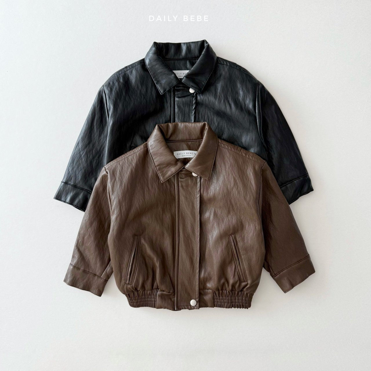 Leather kkakkha jacket
