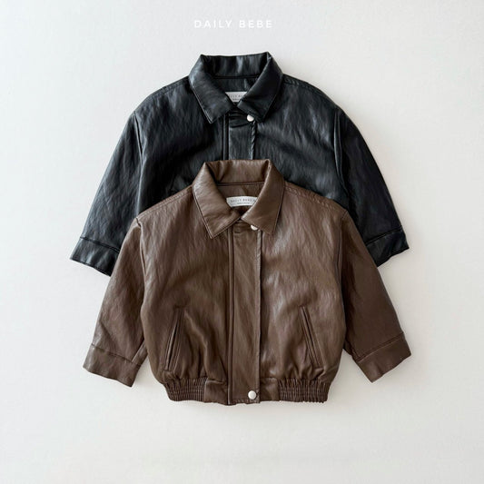 Leather kkakkha jacket