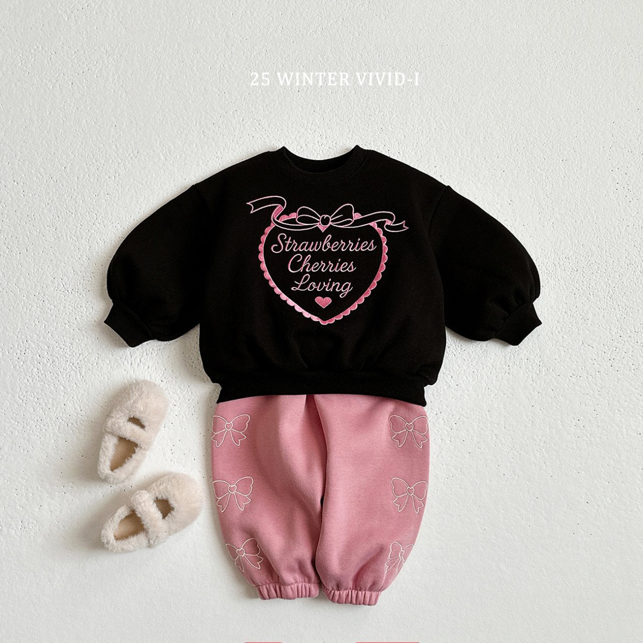 Ribbon embroidered pants