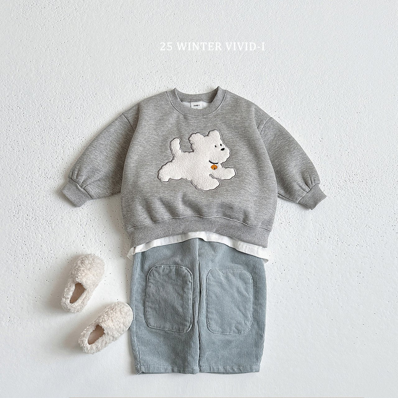 Animal boucle sweatshirt