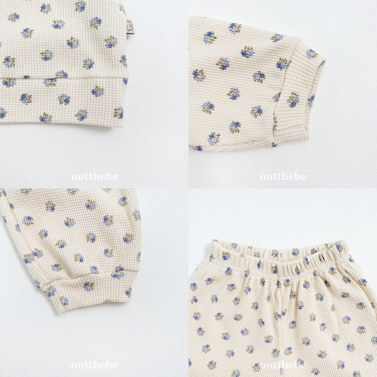 Sweet waffle anorak set