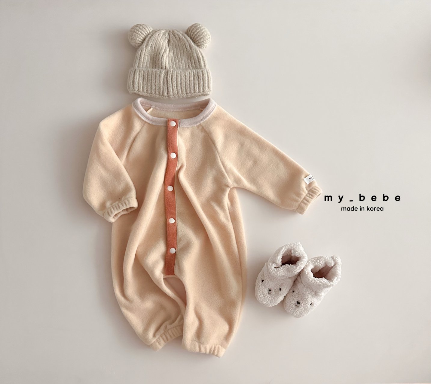 Snap fleece body suit