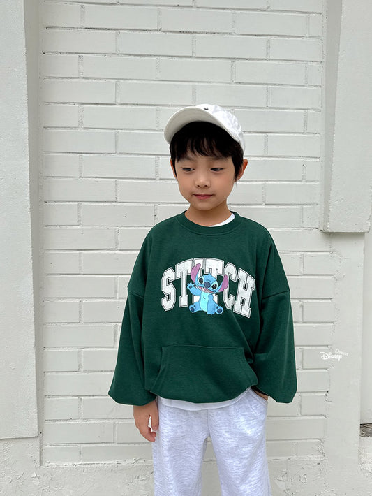 Stitch kangaroo sweatshirt