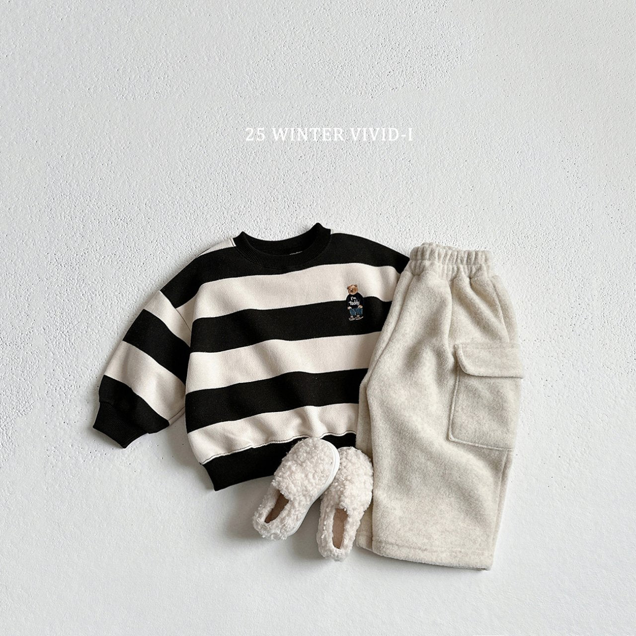 Striped bear sweatshirt
