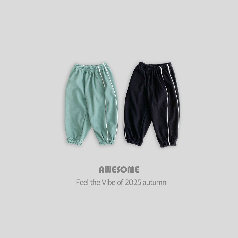 Side piping pants