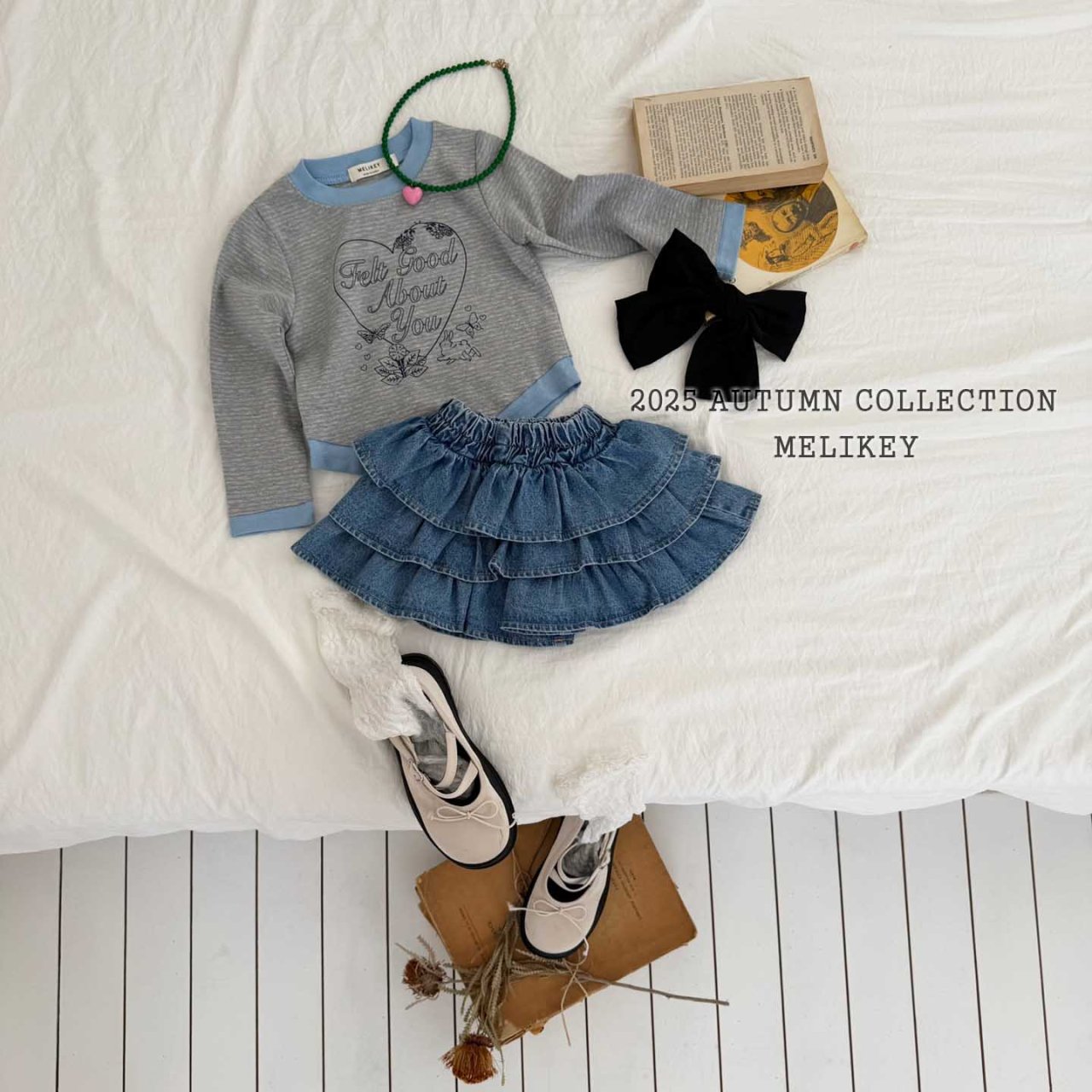 Ellie denim cancan skirt