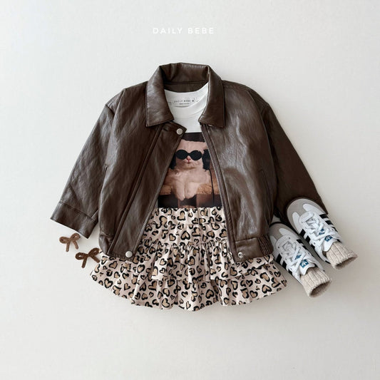Leather kkakkha jacket