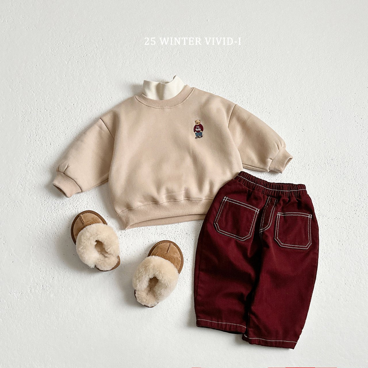 Fleece-lined stitch pants