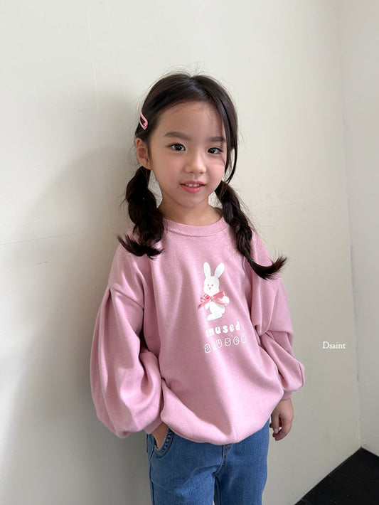Amused pink ribbon sweatshirt