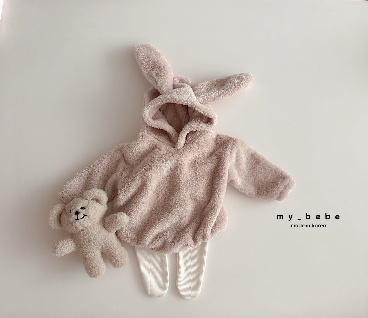 Rabbit boa fur suit