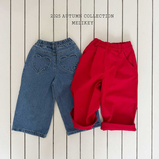Heart wide pants