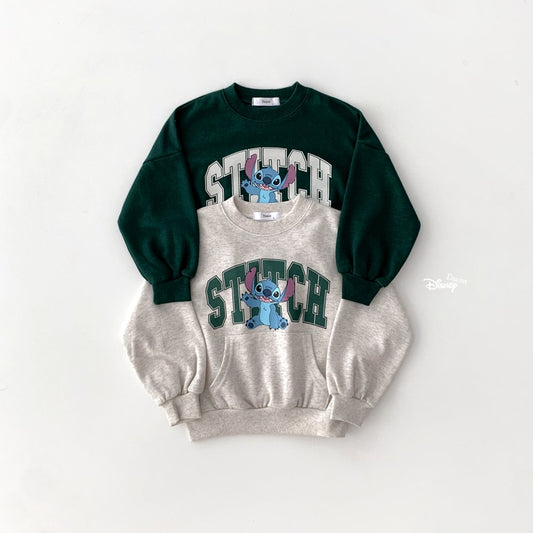 Stitch kangaroo sweatshirt