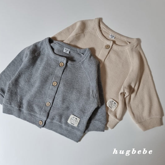 All day waffle cardigan