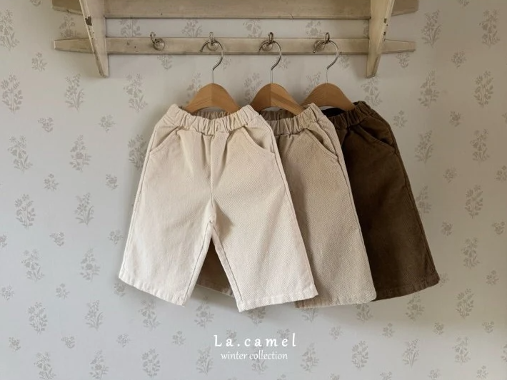 Corduroy stretch pants