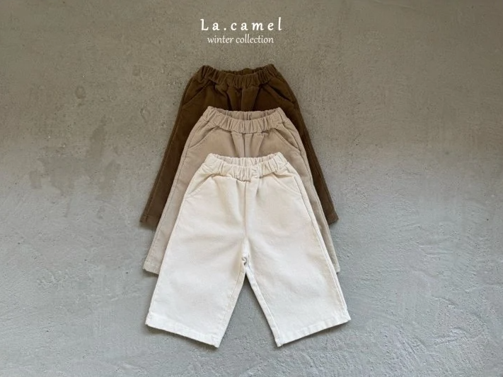 Corduroy stretch pants