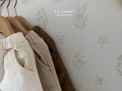 Corduroy stretch pants