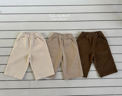 Corduroy stretch pants