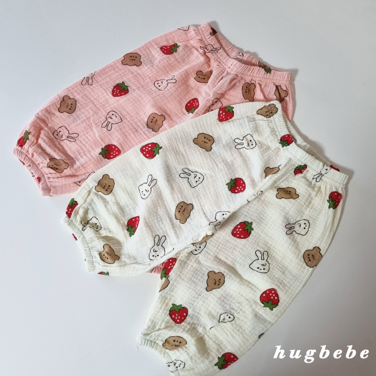 Strawberry bunny pants