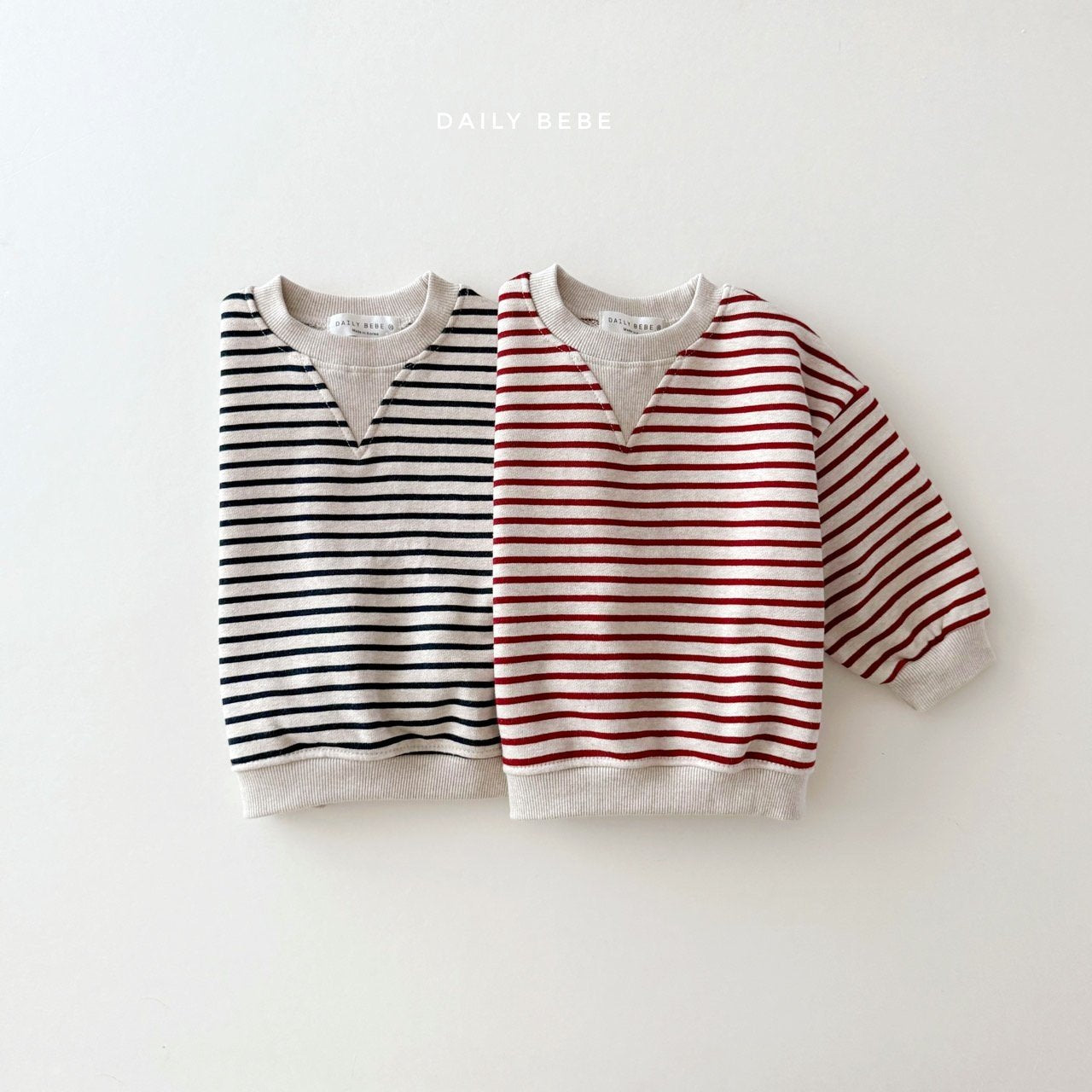 Striped triangle sweatshirt