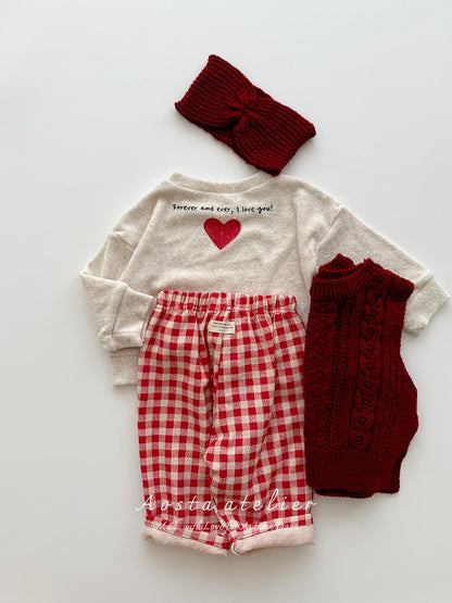 Simple knit vest