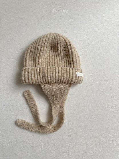 Ear flap round beanie