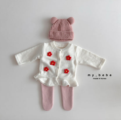 Frilled cardigan