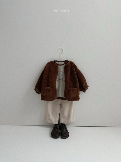 Teddy bear zipup