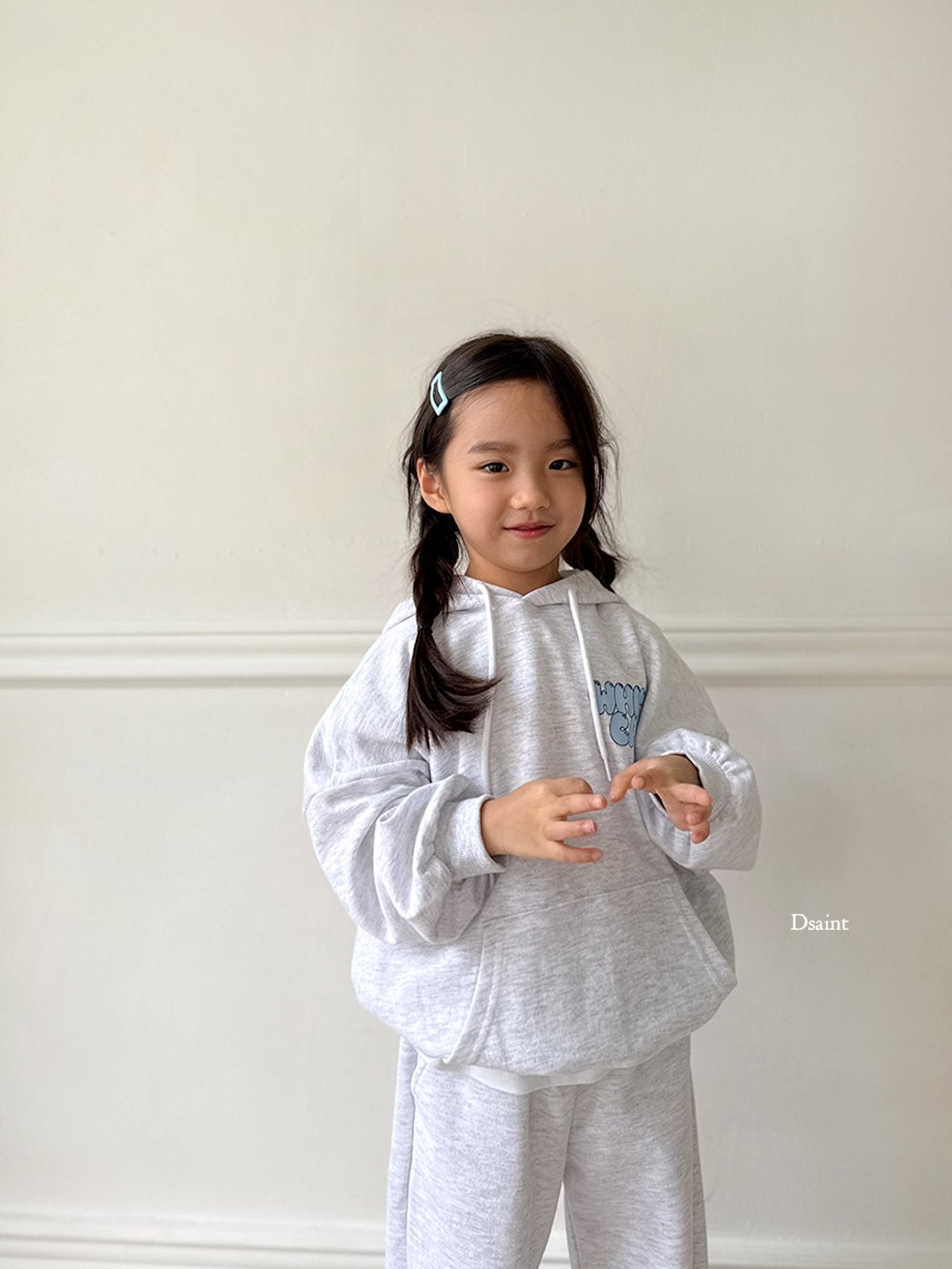White cat hoodie set
