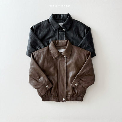 Leather kkakkha jacket