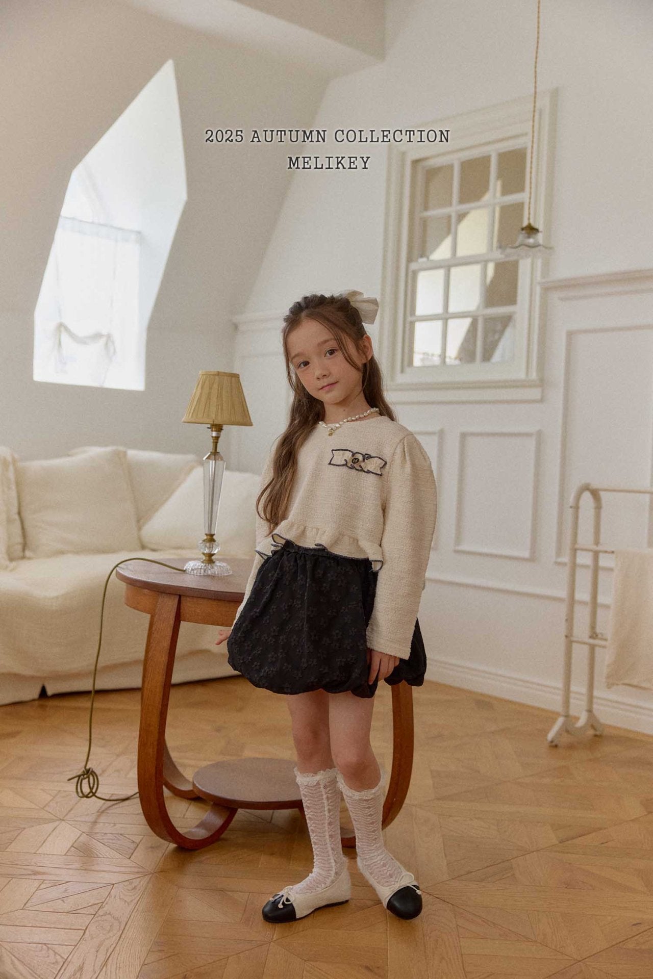Jacquard pumpkin skirt