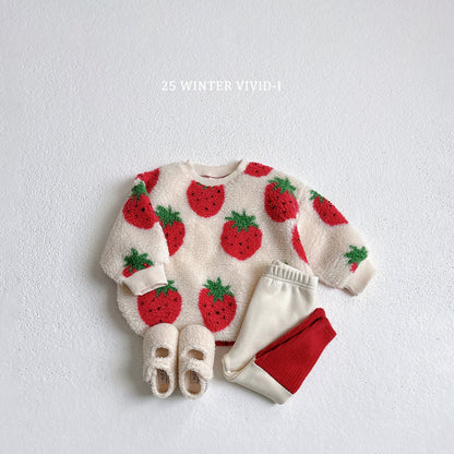 Wool pattern sweatshirt