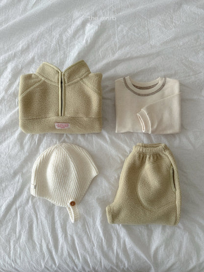 King fleece half zipup