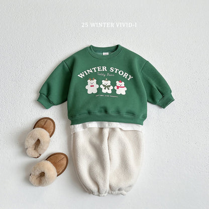 Winter bear sweatshirt