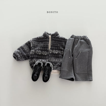 Snowflake double zip-up