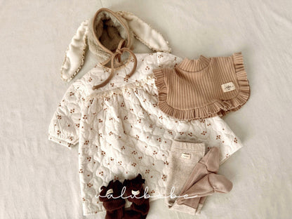 Lace padded dress