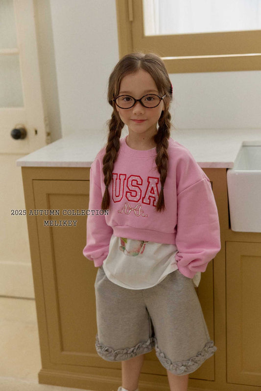 Rose frill pants