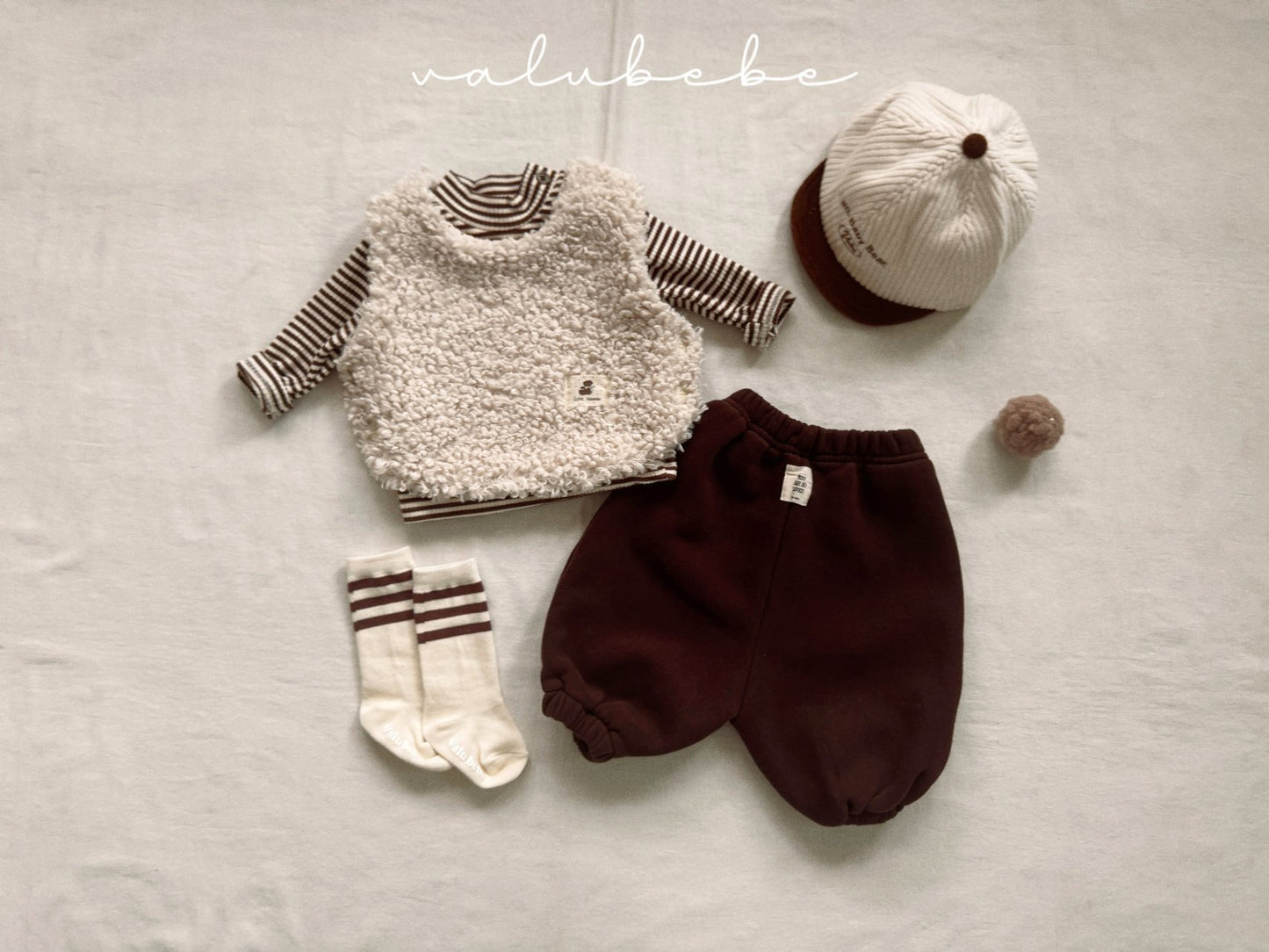 Striped mock turtleneck