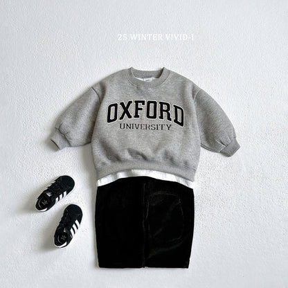 Soft fleece corduroy pants