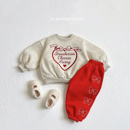 Ribbon embroidered pants