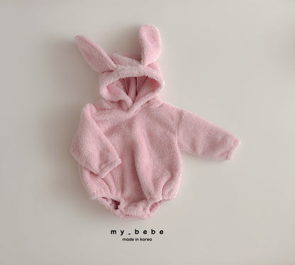 Rabbit boa fur suit