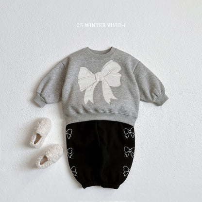 Ribbon embroidered pants