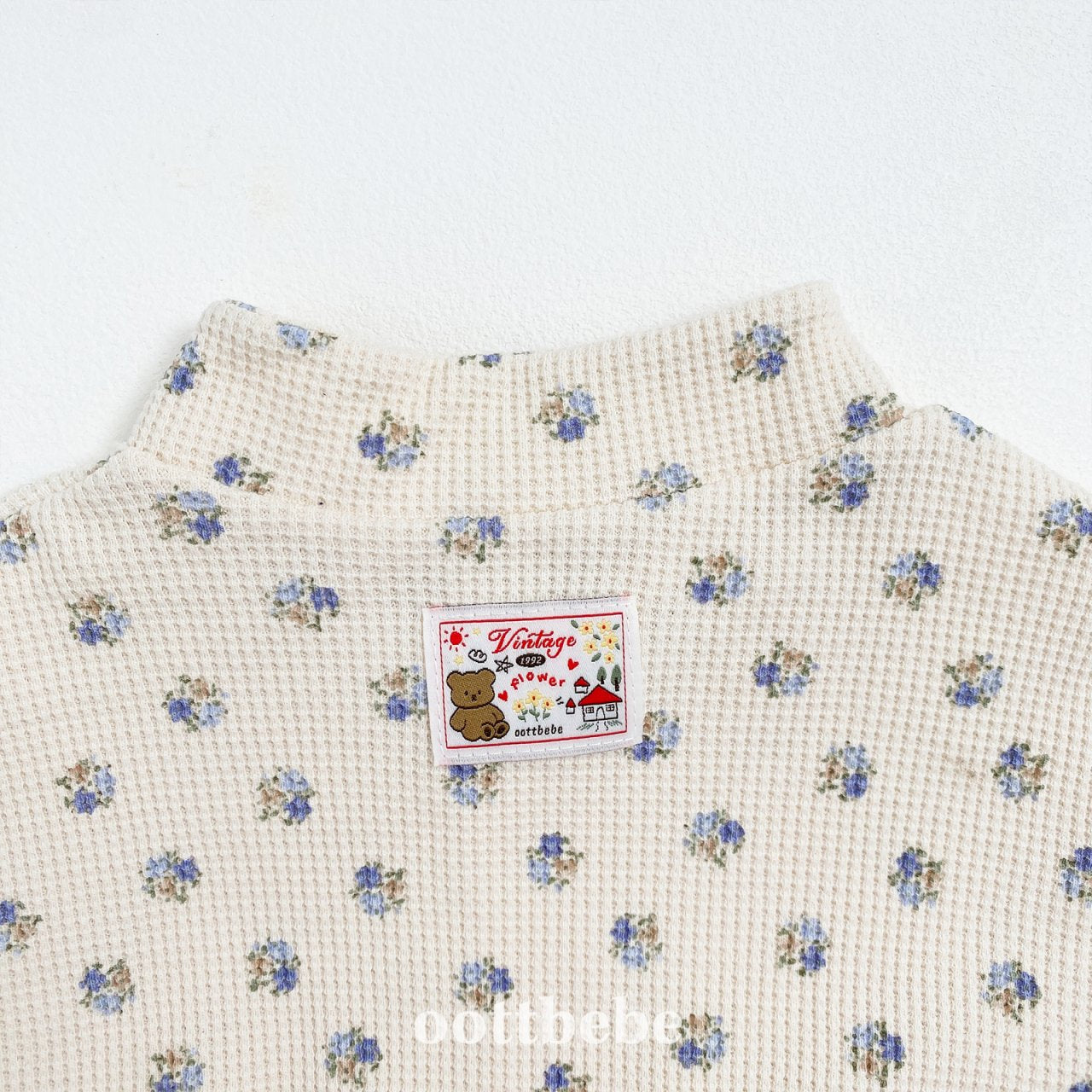 Sweet waffle anorak suit