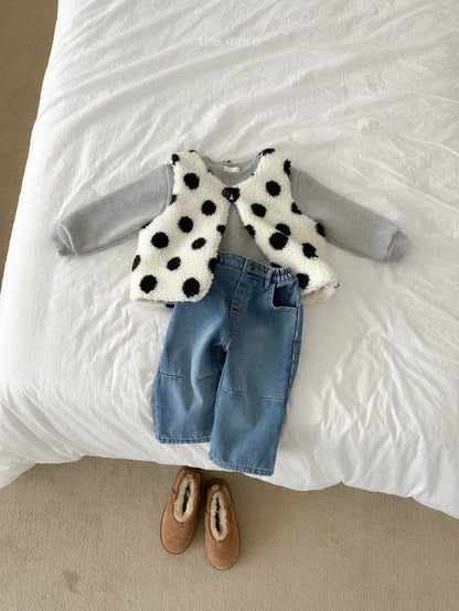 Dart straight pants