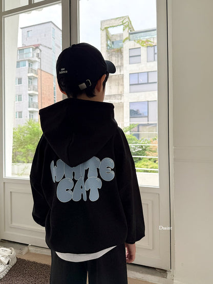 White cat hoodie set