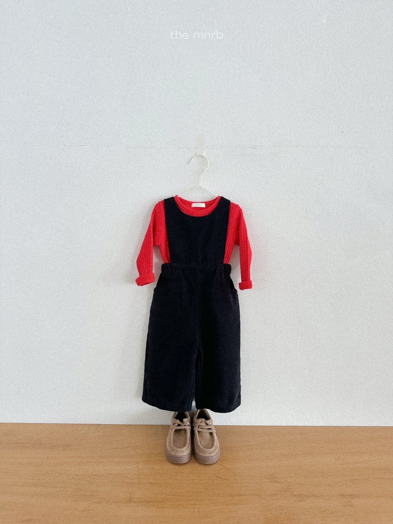 Peach overalls