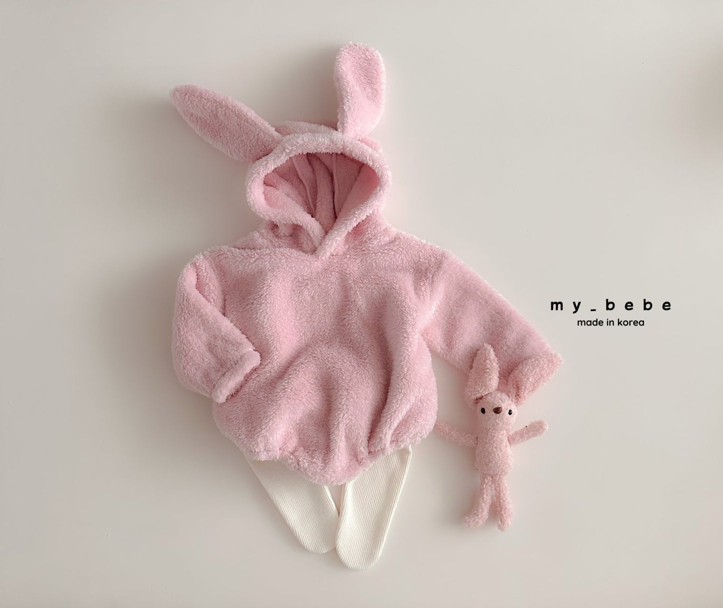 Rabbit boa fur suit