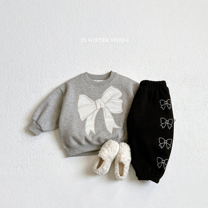 Ribbon embroidered pants