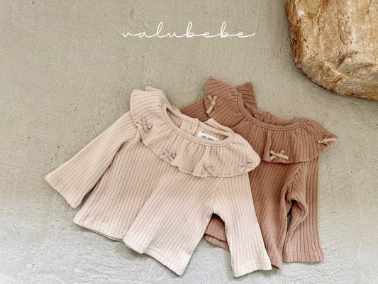 Ribbon frill top