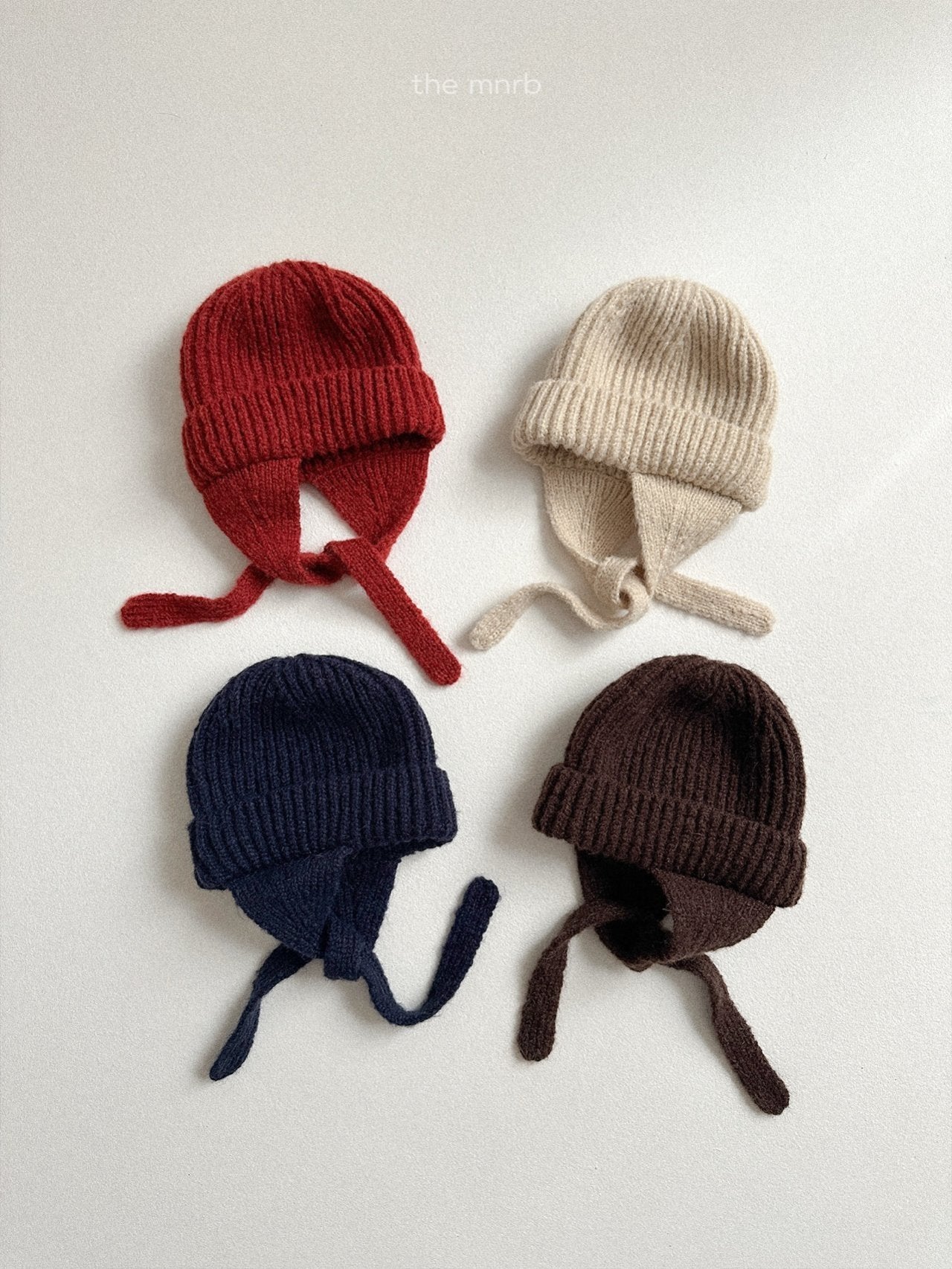Ear flap round beanie